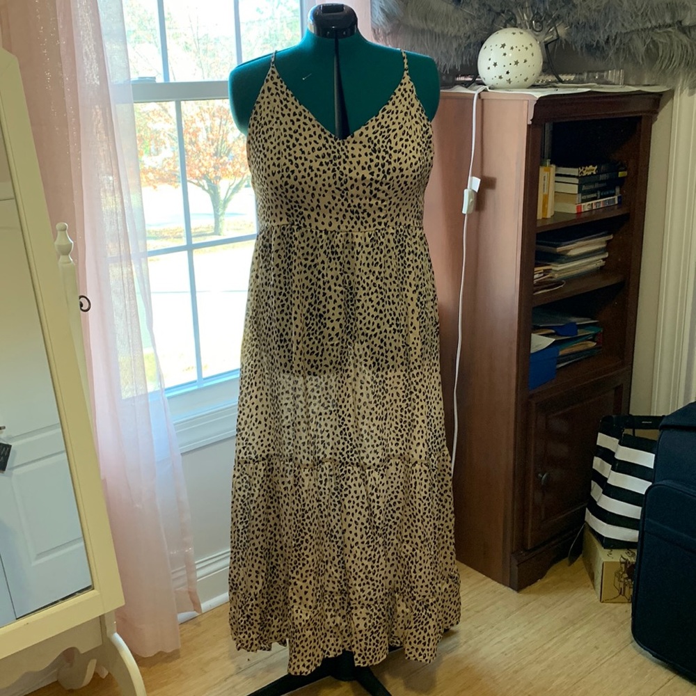 Cupshe NWT animal print midi dress